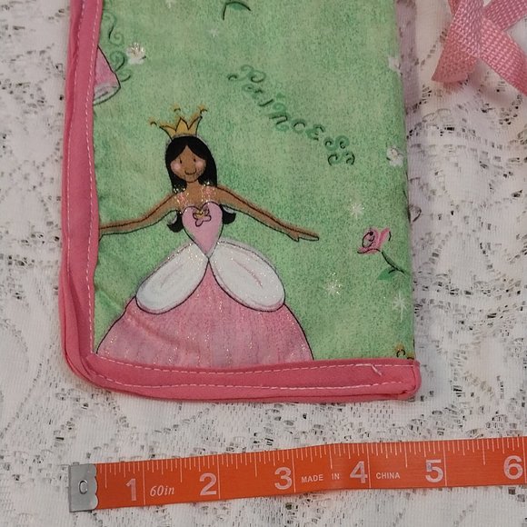 2838 Princess Pattern Smart Phone Crossbody Zippered Wallet Bag - Picture 3 of 6